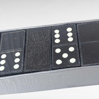 Vintage Dominos Set, Japan Wooden Tiles, 29 Pieces, Classic Game, Gift for Board Game Lovers, Family Game Night