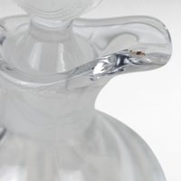 Vintage Fostoria Coin Covered Urn and Cruet Set, Crystal Glass, 13" Height, Decorative Set, Gift for Collector