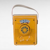 Vintage Fisher Price Pocket Radio, Toy Radio, Musical Toy, Retro Toy, Gift for Child, Nostalgic Toy, Collectible Toy