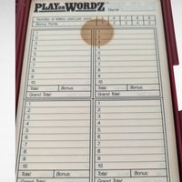 1986 Milton Bradley Travel Play on Wordz Game, Vintage Word Building Game, Family Fun, Road Trip Entertainment, Gift for Game Collectors