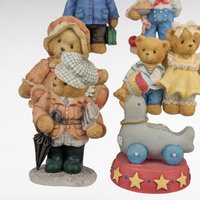 Cherished Teddies Figurines Lot, 1991-2000, Collectible Resin Bears, Vintage Enesco Figurines, Gift for Teddy Bear Lovers