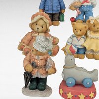 Cherished Teddies Figurines Lot, 1991-2000, Collectible Resin Bears, Vintage Enesco Figurines, Gift for Teddy Bear Lovers