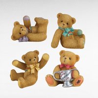 Cherished Teddies Mini Bear Figurines, 1998-1999, Tumbling Teddies, Collectible Resin Bears, Gift for Teddy Bear Lovers