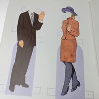 1994 Tom Tierney Bill Clinton, Former President Paper Doll Book, Unused Vintage Collectible, Presidential Family Paper Dolls