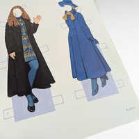 1994 Tom Tierney Bill Clinton, Former President Paper Doll Book, Unused Vintage Collectible, Presidential Family Paper Dolls