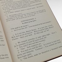 1918 Causeries en France French Conversation Book, Military Conversations, Antique Language Study, Gift for Linguist,Military History Buff