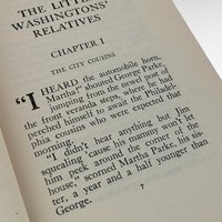 1918 The Little Washingtons' Relatives Book, Lillian Elizabeth Roy, Antique Children's Literature, Gift for Collector