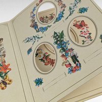 Vintage 1996 Victorian Themed Photograph Album, Holds 35 Photos, Floral & Butterfly Design, Memory Keeper, Gift for Sentimental Souls