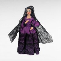 Vintage Spanish Doll in Purple