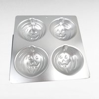 Vintage Wilton Halloween Baking Pans, 1990 & 1995 Pumpkin Cake Pans, Jack O Lantern Treat Pan, Fall Baking, Gift for Baker