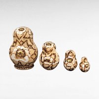 Vintage Wood Carved Animals, Possum Carving, Russian Doll, Lidded Jar, African Figurine, Home Decor, Gift Ideas