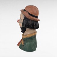 Vintage Ceramic Clown Bust Figurine, Collectible Clown Head, Circus Decor, Gift for Clown Lover, Kitsch Decor, Vintage Figurine