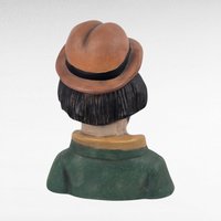 Vintage Ceramic Clown Bust Figurine, Collectible Clown Head, Circus Decor, Gift for Clown Lover, Kitsch Decor, Vintage Figurine