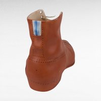 Vintage Royal Bayreuth Men's Ceramic Shoe Figurine, Trinket Holder, Dresser Decor, Shoe Collector Gift