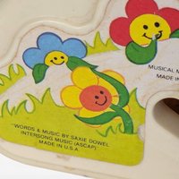 Vintage Fisher-Price Musical Activity Center, Crib Toy, Baby Activity Toy, 1970s Toy, Musical Toy, Baby Shower Gift, Nursery Decor