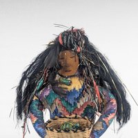 1996 Patty Kune Handmade Folk Art Doll, Native American Inspired Doll, Collectible Doll, Folk Art, Handmade Doll, Unique Gift, Ethnic Decor