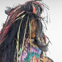 1996 Patty Kune Handmade Folk Art Doll, Native American Inspired Doll, Collectible Doll, Folk Art, Handmade Doll, Unique Gift, Ethnic Decor