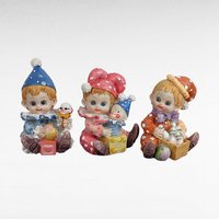 Vintage Clown Collection, Ceramic, Plastic, Resin Clown Figurines, Ornaments, Bells, Japan Clown Vase, Bendable Clowns, Clown Tile