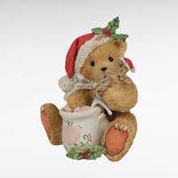 Vintage Cherished Teddies Figurines, Christmas Ornaments, Collectible Bears, 1990s-2000s, Gift for Collector, Nostalgic Decor