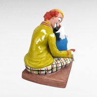 Vintage Clown Figurines Lot, Toscany, Melody in Motion, Bisque Clown, Collectible Clowns, Circus Decor, Gift for Collector