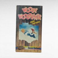 Vintage Cartoon VHS Lot, Casper, Porky Pig, Woody Woodpecker, 90s Nostalgia, Classic Cartoons, Animation, Collectible VHS