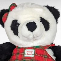 Vintage JC Penny Holiday Collection Plush 23" Holiday Bear - Collectible Christmas Decor, Gift for Kids, Nostalgic Holiday Decor
