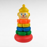 Vintage Toy Lot: Fisher Price Stacking Rings, Playskool Clown, Roly Poly Bear, Musical Turtle, Kaleidoscope - Classic Toys, Collector