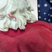 Vintage Kurt Adler Patriotic Santa Music Box, Americana Christmas Decor, Collectible Holiday Figurine, Gift for Collector