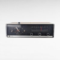 Vintage Milovac TR-707 Clock Radio, Analog Alarm, Retro Bedside Radio, Working, Gift for Vintage Electronics Collector
