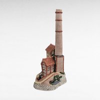Vintage 1987 David Winter Derbyshire Mill, The Midlands Collection, Cottage Decor,  Collectible Figurine