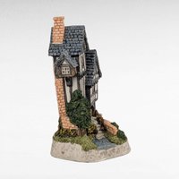 1993 David Winter The Engine House Village Sculpture, Tudor Style Collectible, Vintage Home Decor, Gift for Collector, Miniature Building