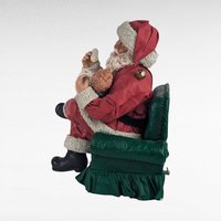 Vintage Clothique Possible Dreams Santa Feeding Baby Musical Figure, Collectible Santa, Holiday Decor, Christmas Gift, Musical Santa