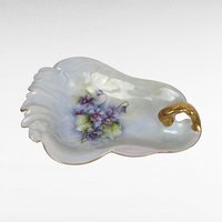 Vintage Dish Lot, Victorian Dogwood Plate, Floral Trinket Dishes, Anchor Hocking Plate, Collectible Dishes, Gift for Her, Home Decor