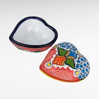 Vintage Trinket Box Lot, Ceramic Trinket Boxes, Mardi Gras Trinket Box, Mexican Talavera Box, Made in Japan Trinket Box, Collectible Boxes