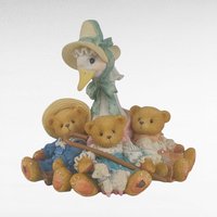 Vintage Cherished Teddies Figurines, 8-Piece Lot, Collectible Teddy Bears, Gift for Collector