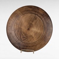 Vintage Carved Wood Burned Romanian Plate, Zagreb Cityscape Wall Decor, Romanian Folk Art, Gift for Collector, Ethnic Decor, 10.25 Inches