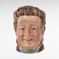 Vintage Beswick Mr. Pecksniff Toby Mug, Ceramic Character Jug, Dickens Collectible, Gift for Collector, 3.5 Inches