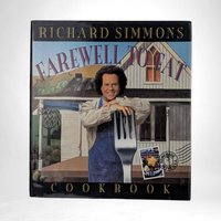 Vintage Richard Simmons Cookbook Pair: "Farewell to Fat" Plus "Sweetie Pie" 1990s Diet & Dessert Recipes, Retro Fitness Gift