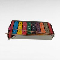 Vintage Taiyo Melody Xylophone, 8.5" Long, 3 Drumsticks, Music Sheet, Collectible Toy, Musical Instrument, Gift for Child