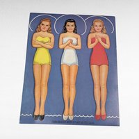 Vintage Queen Holden Hair-Do Dolls Book with Clothes & 31 Hairstyles, 1950s Paper Doll Fun, Gift for Retro Collectors