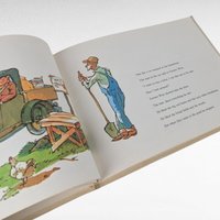 Vintage 1968 "Just Right" by Lilian Moore, Children's Book with Charming Illustrations, Collectible Kids Book Gift