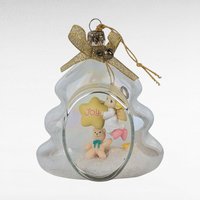 Vintage Mostly Religious Christmas Ornament Lot - Precious Moments, Stained Glass Angel, Praying Kids, German Shoe - Unique Holiday Decor