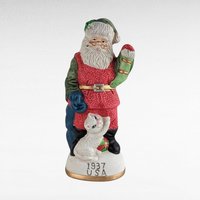 Vintage Santa Christmas Decor Lot - Hallmark Keepsake, Ceramic Santa Figurines, 1937 USA Santa, Gnome - Unique Holiday Collectibles