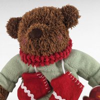 Vintage Christmas Plush Lot, Russ Snowbeary, Hallmark Teddy Mittens, Ty Snowboy, Holiday Plush Toys, Gift for Christmas Lovers