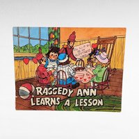 Vintage Raggedy Ann Lot, Playskool Doll, 1970s Books, Collectible Toys, Gift for Child, Nostalgic Decor