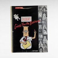 Vintage Dilbert & Far Side Book Lot, Dilbert Gives You The Business, PreHistory of The Far Side, Cartoon Books, Humor Books, Comic Lover