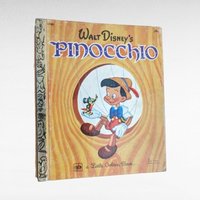 Vintage Disney Little Golden Book Lot, Pinocchio, Bambi, Fox and the Hound, Lady and the Tramp, Children's Books, Collectible Books