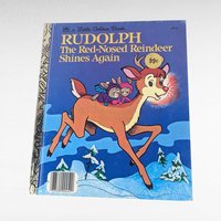 Vintage Christmas Children's Book Lot, Frosty the Snowman, Rudolph, Winnie the Pooh Sweetest Christmas, Holiday Books, Gift for Kids