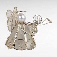 Vintage Angel Christmas Ornament Lot, Lace Angel Toppers, Enesco 2000 Angel, Shell Ornament, Holiday Decor, Angel Collector Gift