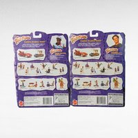 Mattel Flintstones Toy Set, Fillin' Station Barney & Evil Cliff Vandercave, New in Package, Vintage Collectibles